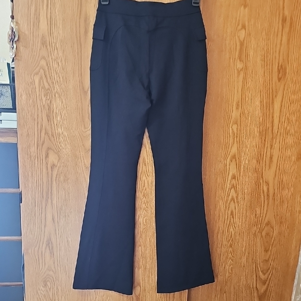 HALARA Black Flare Women's Pants, Tall - Picture 5 of 6